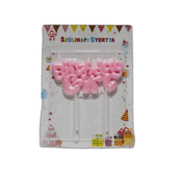 Birthday girl narozeninová svíčka