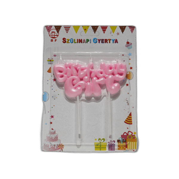 Birthday girl narozeninová svíčka - Obrázek 1