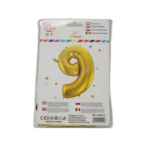 Fóliový balónek 9 - Obrázek 1