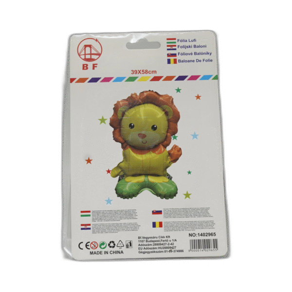 Fóliový balónek ve tvaru lva - Obrázek 1