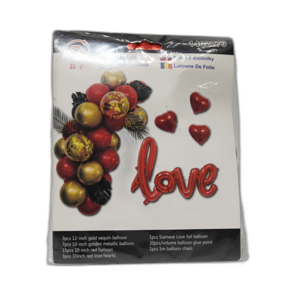 Sada balónku s motivem lásky 50ks - Obrázek 1