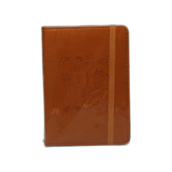 Oranžový sešit s Eiffelovkou