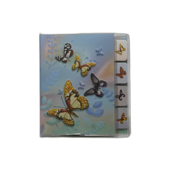 Modrý sešit s motýlky - Obrázek 1