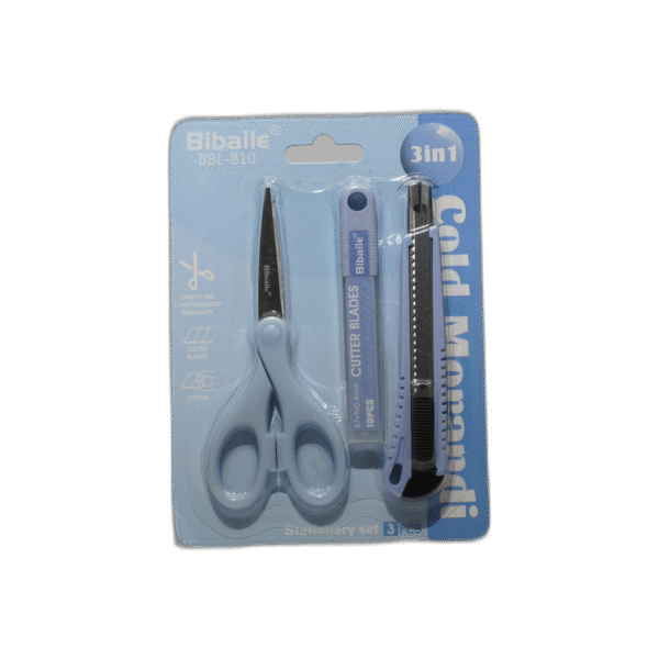 Modrá sada nůžek 3v1 - Obrázek 1