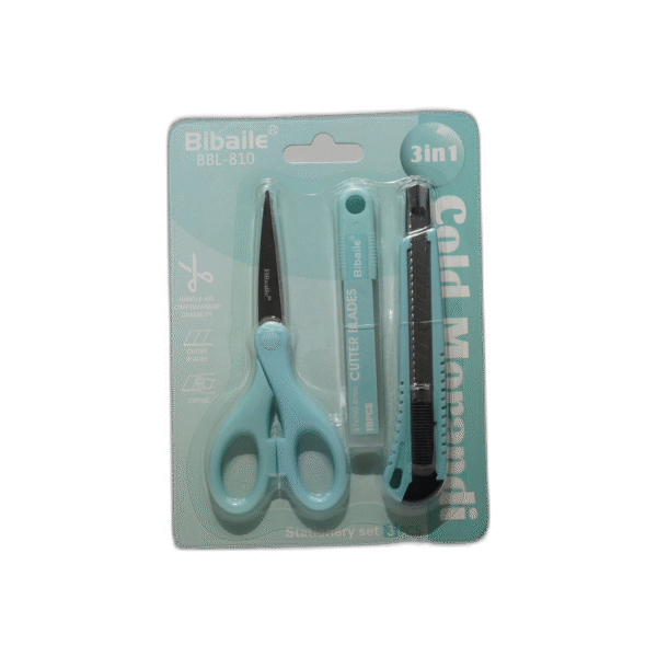 Zelená sada nůžek 3v1 - Obrázek 1