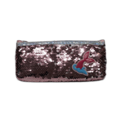 Růžový penál s šupinkami