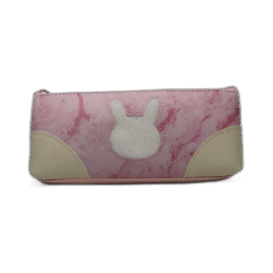 Růžový penál s králíkem