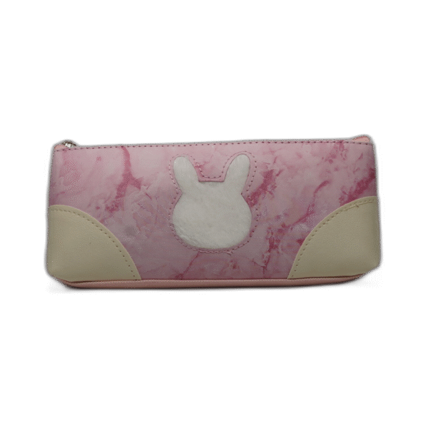 Růžový penál s králíkem - Obrázek 1