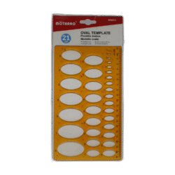 Pravítko s oválnými vzory