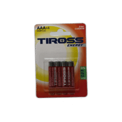 Tiross tužkové baterie AAA zinc carbone