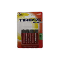 Tiross tužkové baterie AA zinc carbone