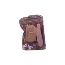 Nůžky na obočí růžová