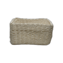 Bílý dekorační košík