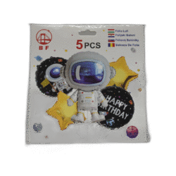 Sada balónků s motivem astronauta 5ks