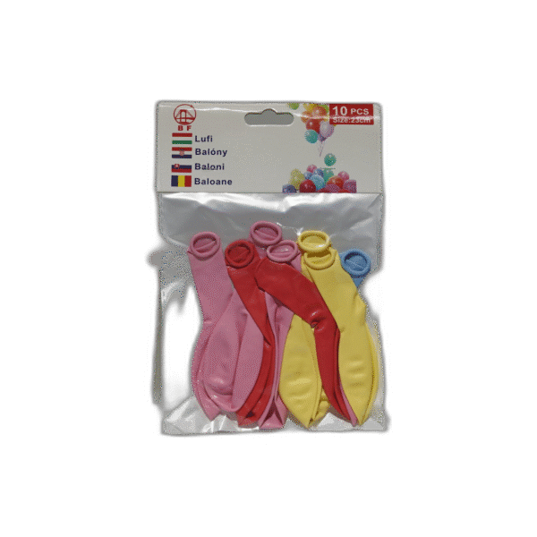 Barevné balónky 10ks - Obrázek 1