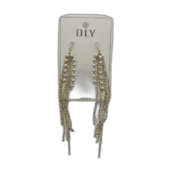 Oly náušnice dlouhé zlaté