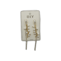 Oly náušnice dlouhé zlaté