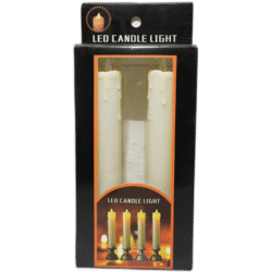 LED svítící svíčky bílá 30cm