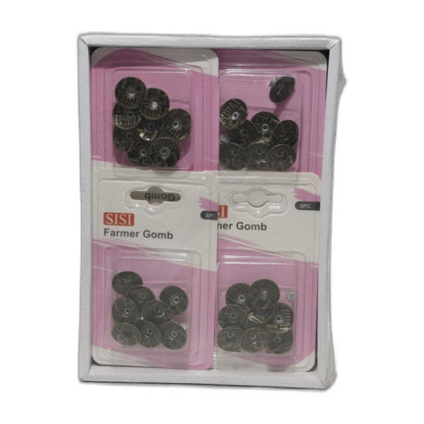 Riflové knoflíky 8ks - Obrázek 1