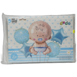 Fóliový balónek s Its a boy motivem 5ks