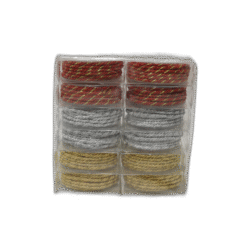 Lanové ozdoby na vánoční stromek