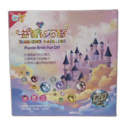 Diamantové malování pro děti zámek