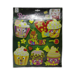 Samolepky na zeď s motivem dortíků