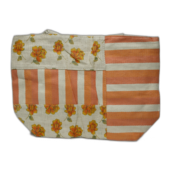 Oranžová taška s kytičkami - Obrázek 1