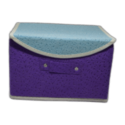 Fialová úložná krabice