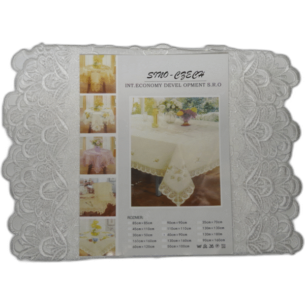Bílé prostírání na stůl 40x90cm - Obrázek 1