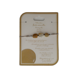 Žlutý nefrit náramek