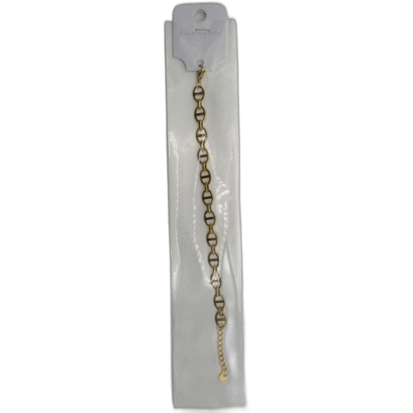 Náramek z nerezové oceli zlatý - Obrázek 1