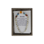 Howlite bílý náramek z nerezové oceli s pytlíčkem
