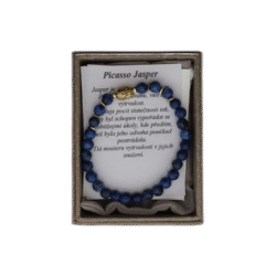 Picasso Jasper náramek z nerezové oceli s pytlíčkem