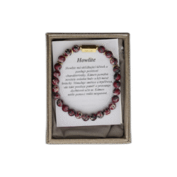 Howlite náramek z nerezové oceli s pytlíčkem