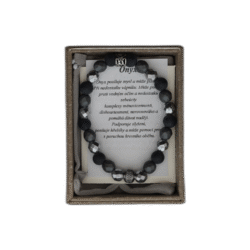 Onyx náramek z nerezové oceli s pytlíčkem