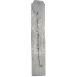 Náramek z nerezové oceli stříbrný se čtyřlístkami