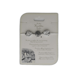 Howlit náramek bílý se stromečkem