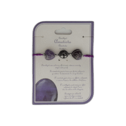 Ametyst náramek fialový se stromečkem