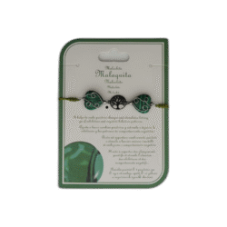 Malachit náramek zelený se stromečkem