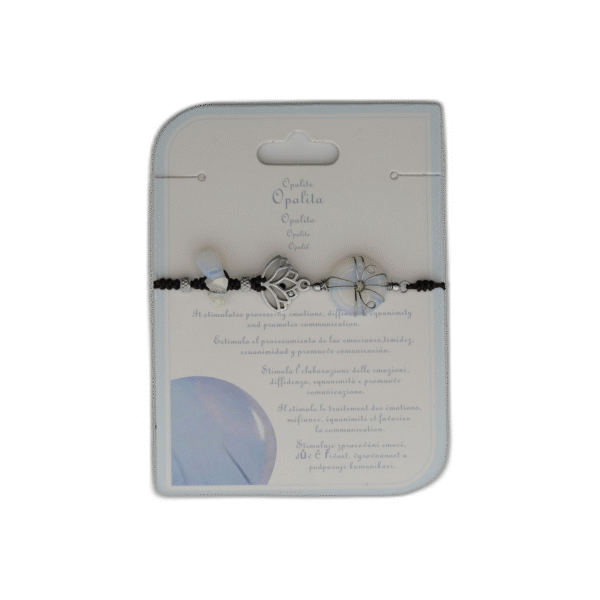 Opalit náramek modrý s leknínem - Obrázek 1