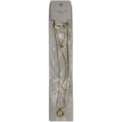 Zlatý náhrdelník s kroužkem