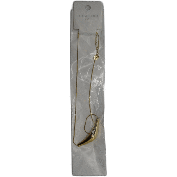 Zlatý náhrdelník se boomerangem - Obrázek 1