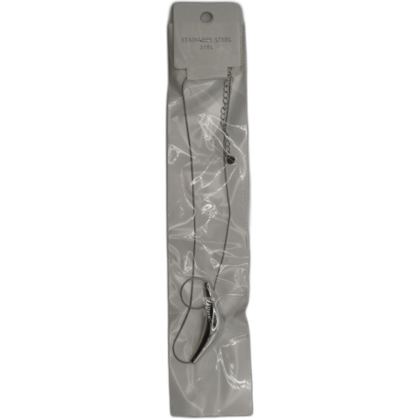 Stříbrný náhrdelník s boomerangem - Obrázek 1