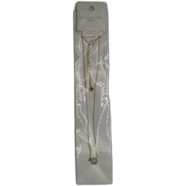 Zlatý náhrdelník s drahokamem - Obrázek 1