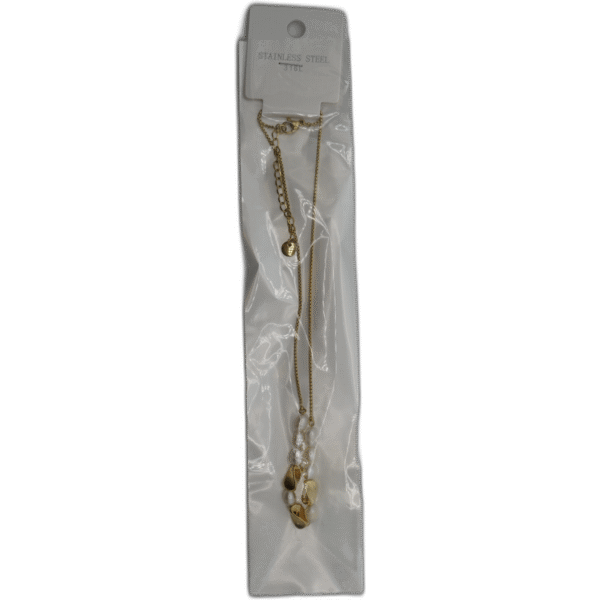 Zlatý náhrdelník s perlami - Obrázek 1