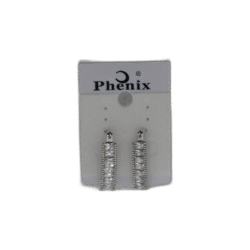 Stříbrné Peonix náušnice s drahokamy