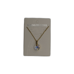 Zlatý náhrdelník se srdcem