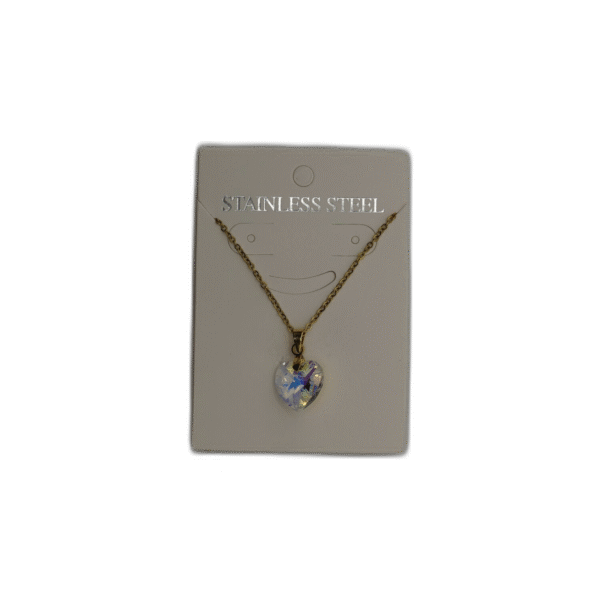 Zlatý náhrdelník se srdcem - Obrázek 1