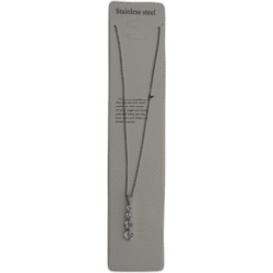 Stříbrný náhrdelník s kamínky